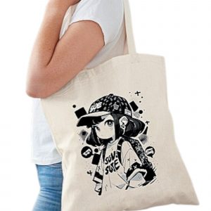 tote bag – design manga japonais