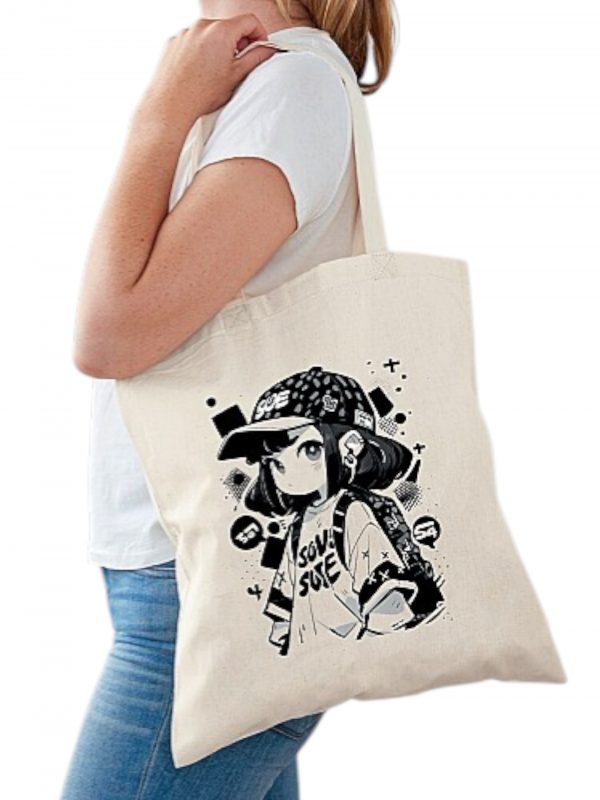 tote bag – design manga japonais
